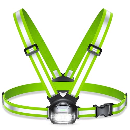 Mohard Lauflampe Joggen 500 Lumen Lauflicht 1800mah Wiederaufladbare