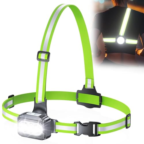 Rolgno Lauflicht 500 Lumen Lauflampe Joggen Mit Reflektoren