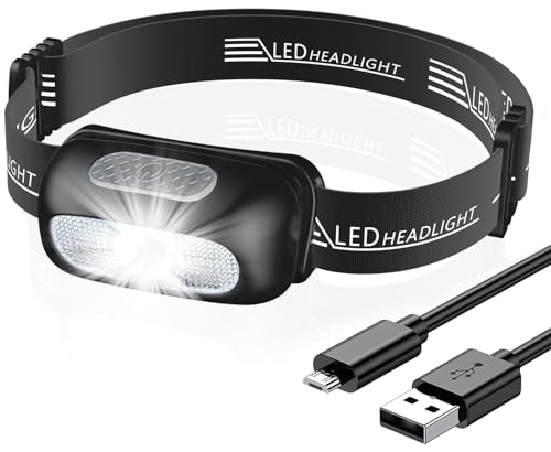 Cirycase Stirnlampe Ultraleichte Kopflampe Stirnlampe Led Wiederaufladbar Mit