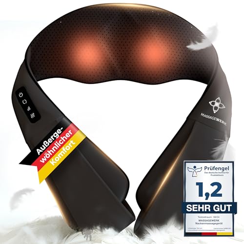 Massagewerk Shiatsu R Cken Und Nackenmassageger T Elektrisches