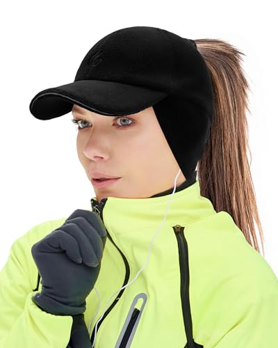 Gisdanchz Winter Basecap Damen Wintermu Tze Damen Pferdeschwanz