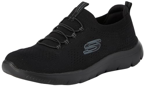 Skechers Summits Top Player Damen Sneaker Black Mesh
