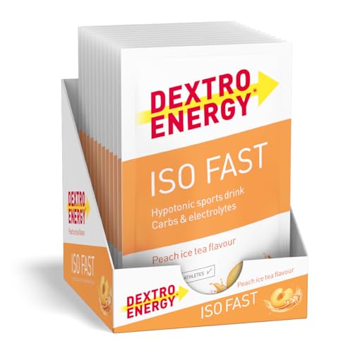 Dextro Energy Isofast Peach Iced Tea Sachets 12x44