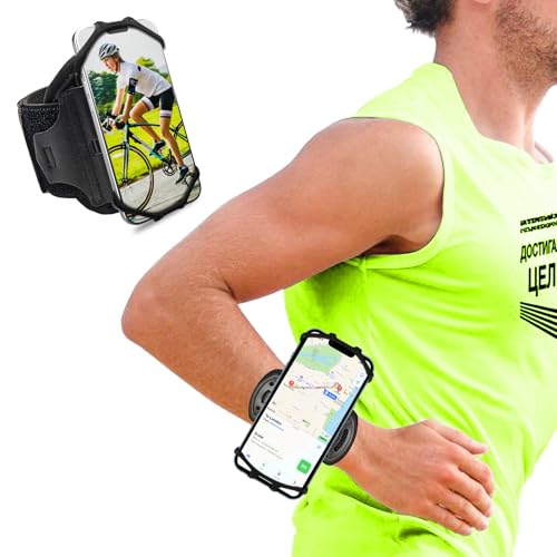 Sportarmband Handy 360 Drehbarer Handyhalterung Joggen Abnehmbarer Laufen