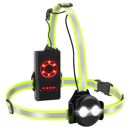 Fashioz Lauflicht Mit Reflektoren Lauflampe Joggen Brustlampe 500