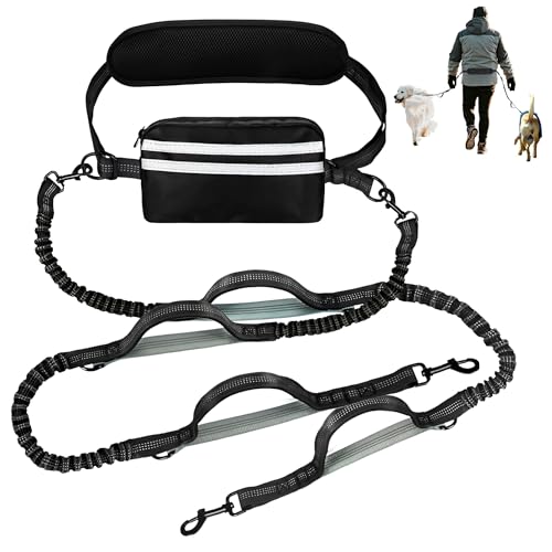 Stfali Joggingleine Mit Bauchgurt F R 2 Hunde