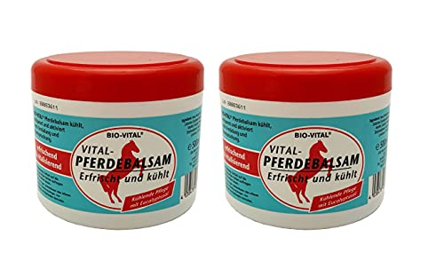 2x 500ml Bio Vital Pferdebalsam Gel Gr N