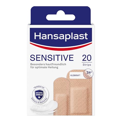Hansaplast Sensitive Hautton Pflaster Light 20 Strips Hautfreundliche