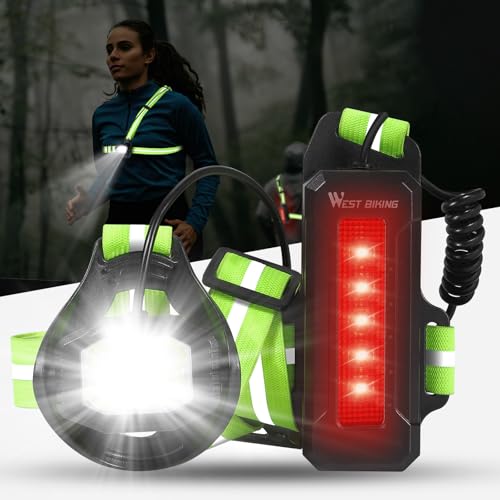Hongyea 800 Lumen Lauflicht Lauflampe Joggen 2600mah Brustlampe