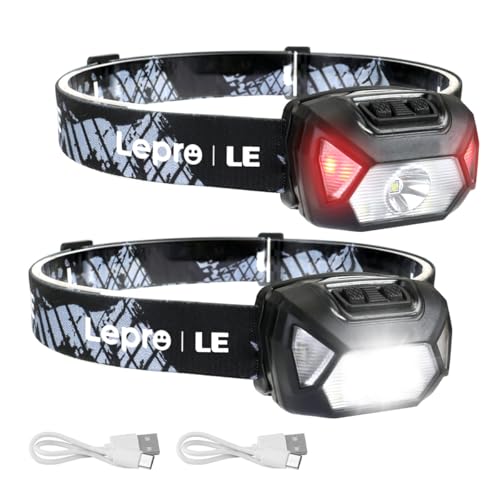 Lepro Stirnlampe Led Wiederaufladbar 2000 Lux Superhell Kopflampe
