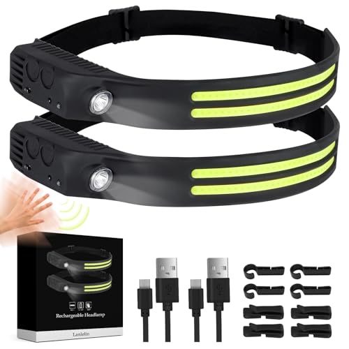 Lanlelin Stirnlampe Led Wiederaufladbar 2 St Ck 230