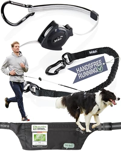 Neuheit 100 Handsfree Jogging Hundeleine Mit Bauchgurt Tasche