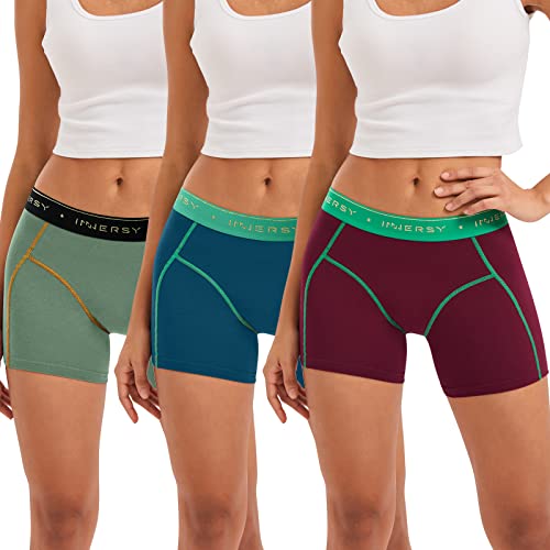 Innersy Damen Boxershorts Baumwolle Sport Unterw Sche Frauen