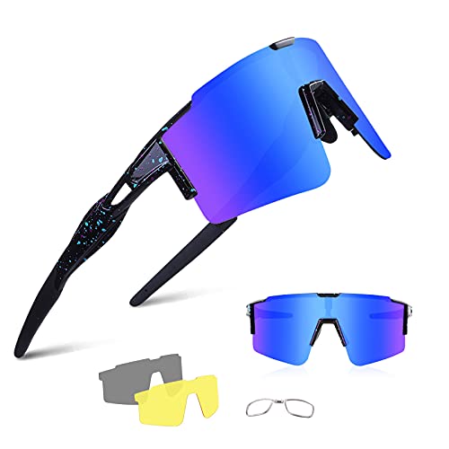 Banglong Polarisierte Sonnenbrille Fahrradbrille Herren Damen Uv 400