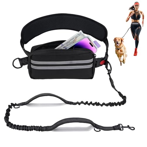 Joggingleine Hunde Freihandleine Laufleine Hundeleine Mit Bauchgurt Abnehmbare