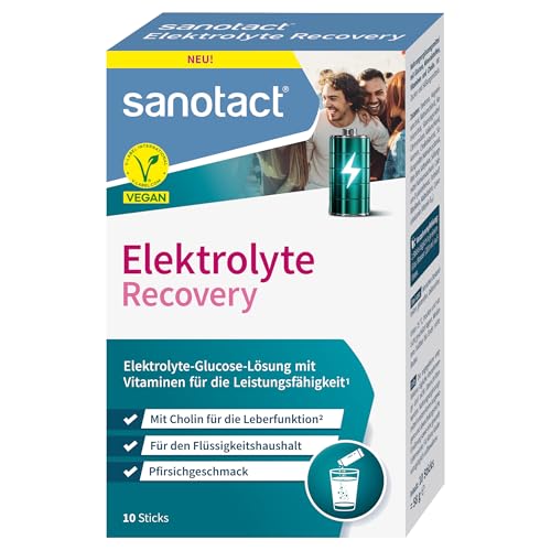Sanotact Elektrolyte Recovery Elektrolyt Pulver Mit Cholin Vitaminen