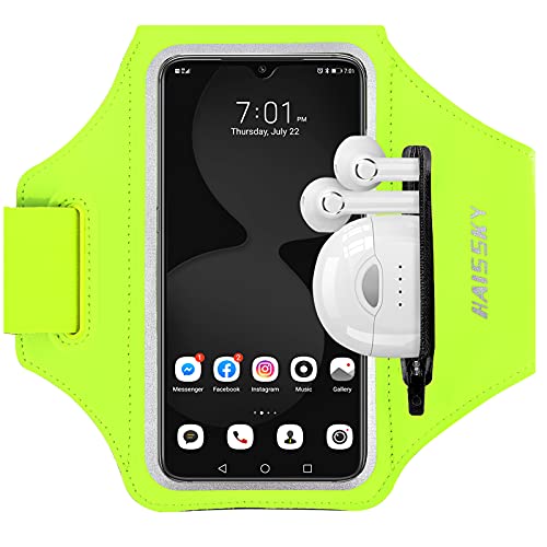 Haissky Sportarmband Mit Kopfh Rer Tasche Sportarmband Handytasche