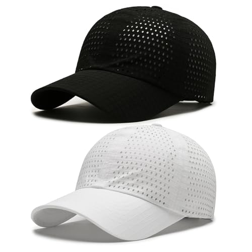 Aypow 2 Pcs Basecap Herren Damen Atmungsaktivem Schnelltrocknend