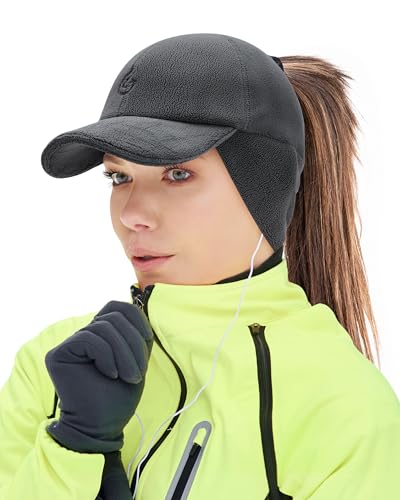 Gisdanchz Winter Basecap Damen Wintermu Tze Damen Pferdeschwanz