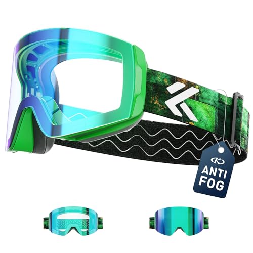 Kapvoe Skibrille Selbstt Nend Anti Beschlag Herren Damen