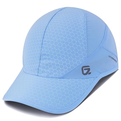 Gadiemkensd Sport Cap Soft Brim Lightweight Waterproof Running