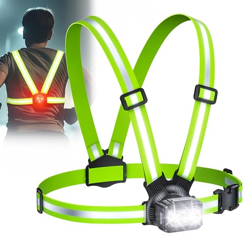 Rolgno 500 Lumen Lauflicht Lauflampe Joggen Mit R