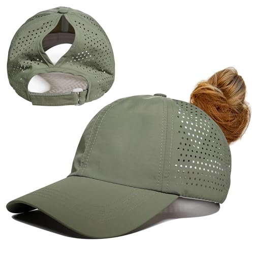 Gisdanchz Running Cap Damen Sommer Pferdeschwanz Verstellbar Kappe