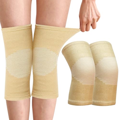 2 St Ck Bambus Kniebandage Mit Kompression Bambus