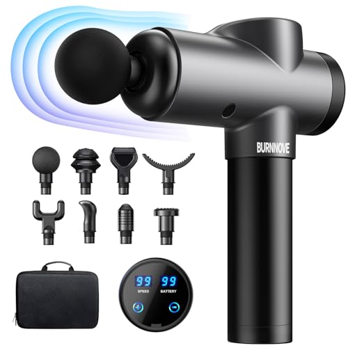 Burnnove Massagepistole Elektrische Massage Gun 99 Geschwindigkeiten 8