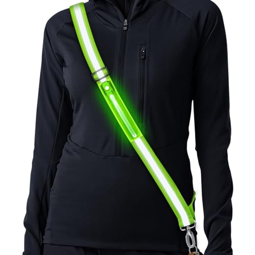 Lauflicht Joggen Mit Reflektoren G Rtel Led Lauflampe