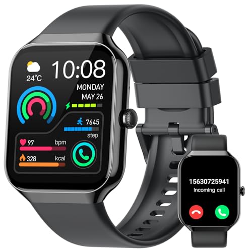 Smartwatch Damen Herren Fitnessuhr Herzfrequenz Schlafmonitor Schrittz Hler