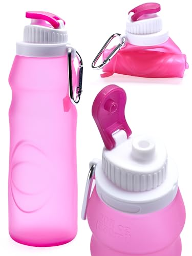 Hydrate Faltbare Trinkflasche Bpa Freie Wasserflasche Faltbar Mit