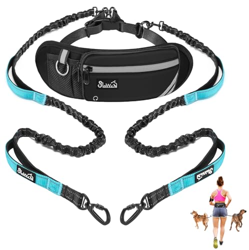 Eyein Joggingleine Mit Bauchgurt F R 2 Hunde