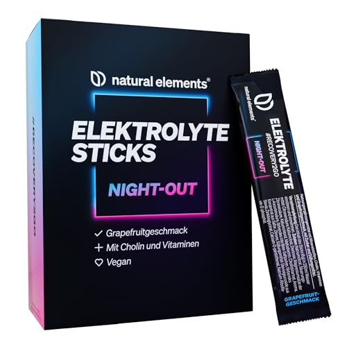 Elektrolyte Sticks Night Out Pulverdrink Geschmack Grapefruit 20