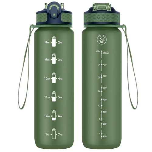 Navtue Trinkflasche 1l Bpa Frei Tritan Sport Wasserflasche