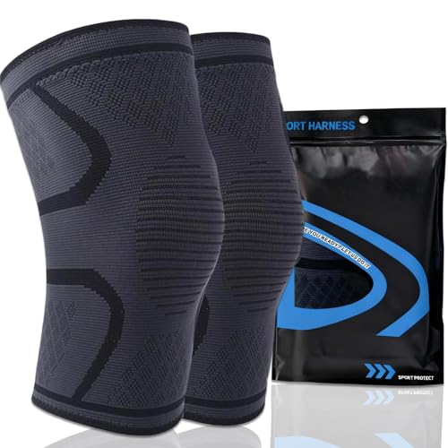 Impoditiongs 1paar Sport Kniest Tze Bandage Kniebandage F