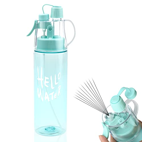 Spray Wasserflasche 580ml Sport Wasserflasche Trinkflasche Beschlagen Wasser