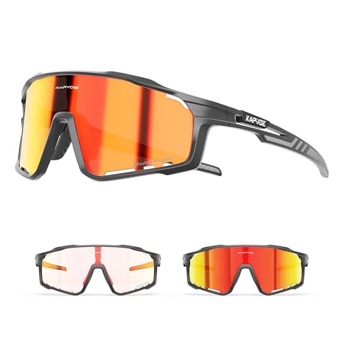 Kapvoe Fahrradbrille Mtb Brille Selbstt Nend Klar Radbrille