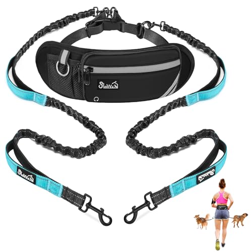 Eyein Joggingleine Mit Bauchgurt F R 2 Hunde
