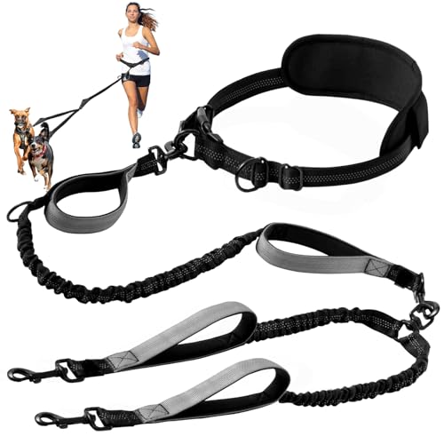 Joggingleine Hunde Mit Bauchgurt Bauchgurt Hundeleine Freihandleine Mit