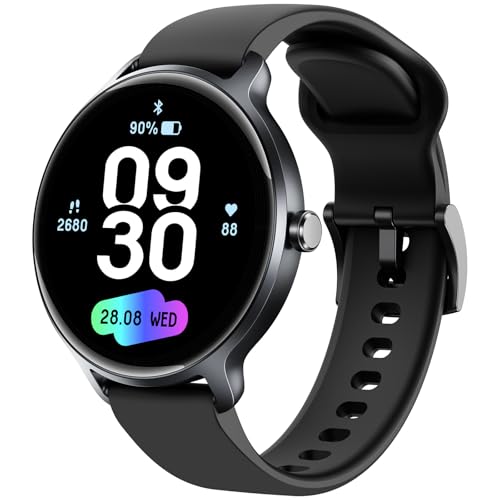 Smartwatch Herren Damen Rund 1 27 Amoled Smart