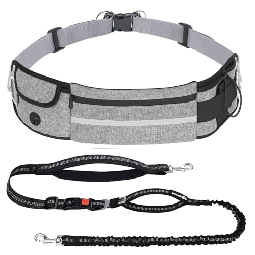 Pecute Joggingleine Hunde Mit Bauchgurt Laufg Rtel Hundeleine