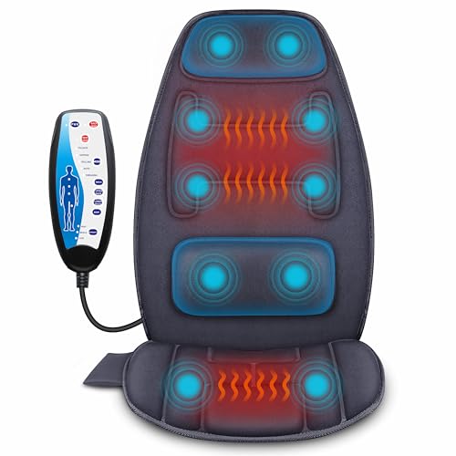 Snailax Massagesitzauflage Mit W Rme 10 Vibrationsmotoren Massageauflage