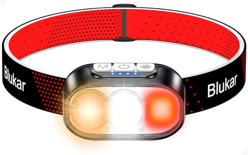 Blukar Stirnlampe Led 2 Farbtemperatur Wiederaufladbar 2000l Superhell