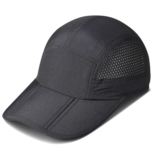 Folding Running Man Hat Visors Sport Cap Summer