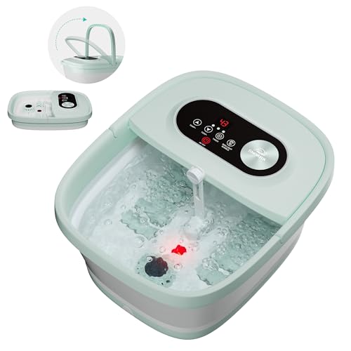 Snailax Klappbares Fu Bad Mit Massage Und Heizung