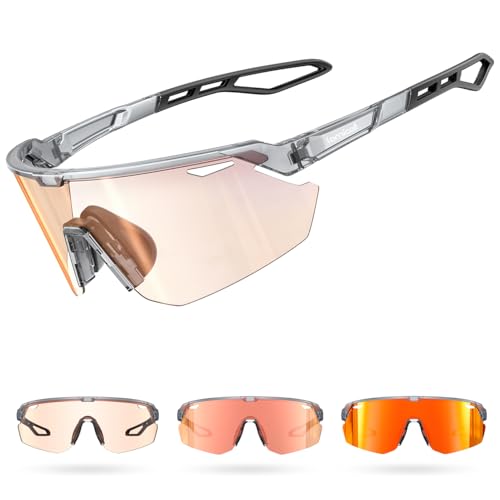 Lamicall Fahrradbrille Herren Schnelle Brille Damen 3s Selbstt