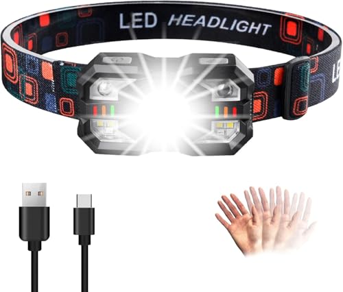 Auxhcyl Stirnlampe Led Wiederaufladbar Superhell 2000 Lumen Kopflampe