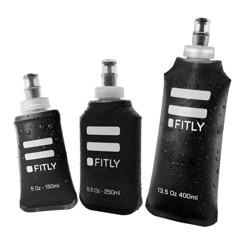 Fitly Flasks Combo 3 Weiche Trinkflaschen F R