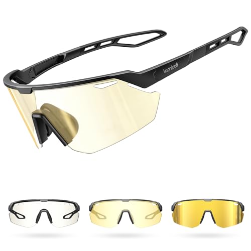 Lamicall Fahrradbrille Herren Schnelle Brille Damen 3s Selbstt